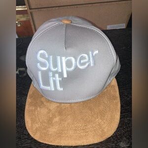 Super lit funny slogan hat adjustable strap excellent condition smoke free home